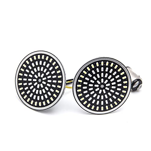 Benlari 2" 1157 LED Front Turn Signal Compatible for Harley Harley Davidson Dyna Softail Sportster Touring Street Glide Road Glide Road King Electra Glide Iron 883 2012-2021