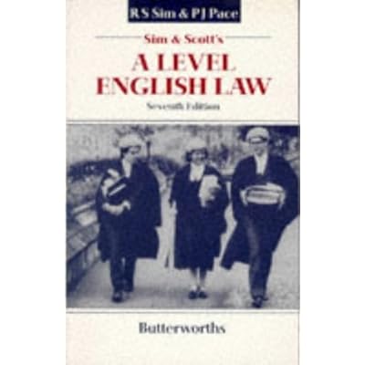 Advanced Level English Law