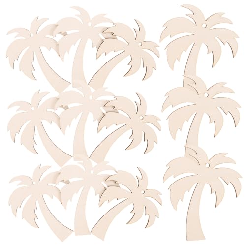 Veemoon 20piezas Recortes De Madera Forma De Para Manualidades Diy Adornos Decorativos Para Hogar Piezas Duraderas Resistentes y Fáciles De Pintar