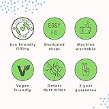 Snug Get Fresh Mattress Protector - Anti Allergy and Anti-Bacterial Mattress Pad Cover with Elasticated Straps to Fit All Mattress Depths – Single – 190 x 90cm White - Image 7