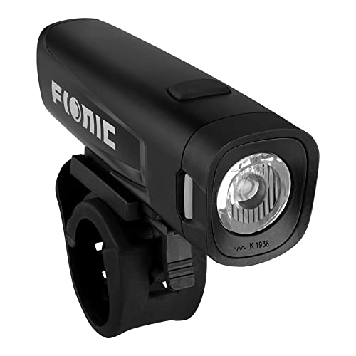 FIONIC® Bright F 40 USB C, Fahrradlicht Vorne, Fahrradbeleuchtung mit 2 Leuchtmodi, 40 LUX, Fahrradlampe USB, StVZO zugelassen, IPX5 wasserdicht Cover