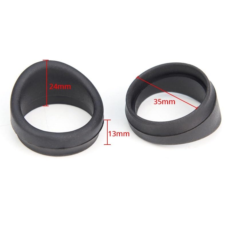 Microscope 2 Pieces 32-35mm Microscope Rubber Eye Cups