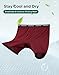 INNERSY Men's Big and Tall Boxer Briefs Breathable Mesh Cooling Underwear 3-Pack(Crimson Shadow,3X)