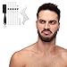 White Barber Pencil Set - Edge Hairline Razor Trace Pencils Beard Guide Beard Hairline and Beard Shaping Pencils,with Sharpener Ruler Brush for Men