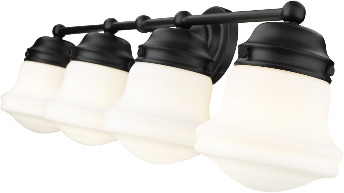 Z-Lite 4 Light Vanity 735-4V-MB, Black