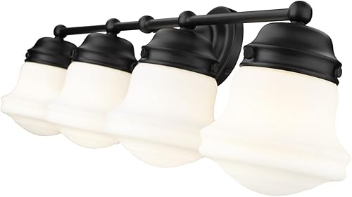 Miniatura 6 de Z-Lite 4 luces tocador 735-4V-MB, negro