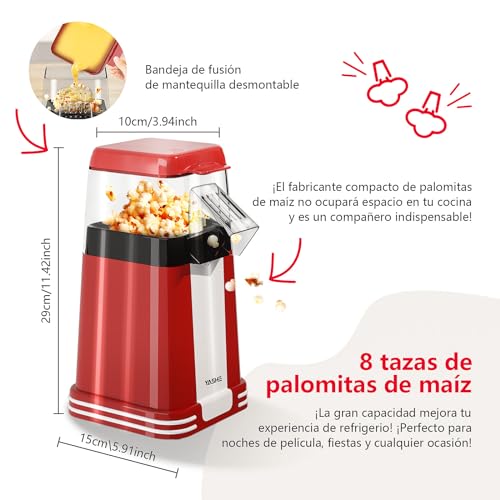 Máquina de Palomitas Retro