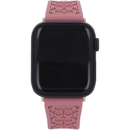 Amazon Coach コーチ Apple Watch アップルウォッチ 腕時計 レディース 付け替えベルト 替えバンド 38mm 40mm 対応 ラバー ピンク 並行輸入品 時計バンド ファッション 通販