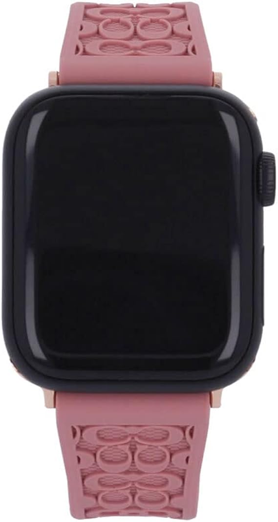 Amazon Coach コーチ Apple Watch アップルウォッチ 腕時計 レディース 付け替えベルト 替えバンド 38mm 40mm 対応 ラバー ピンク 並行輸入品 時計バンド ファッション 通販