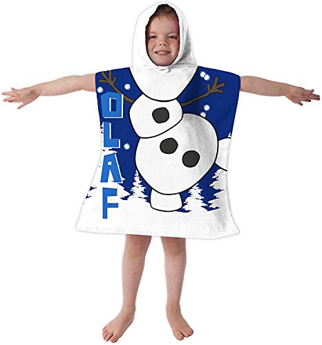 Disney Olaf de Frozen poncho com capuz toalha dress up impresso sino