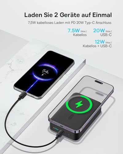 Baseus Magsafe Powerbank 20000mAh mit Schnellladung und USB-C