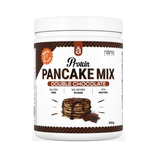 Nanosupps Protein Pancake Mix (500G) Double Chocolate - Functional Food - Protein-Rich Foods