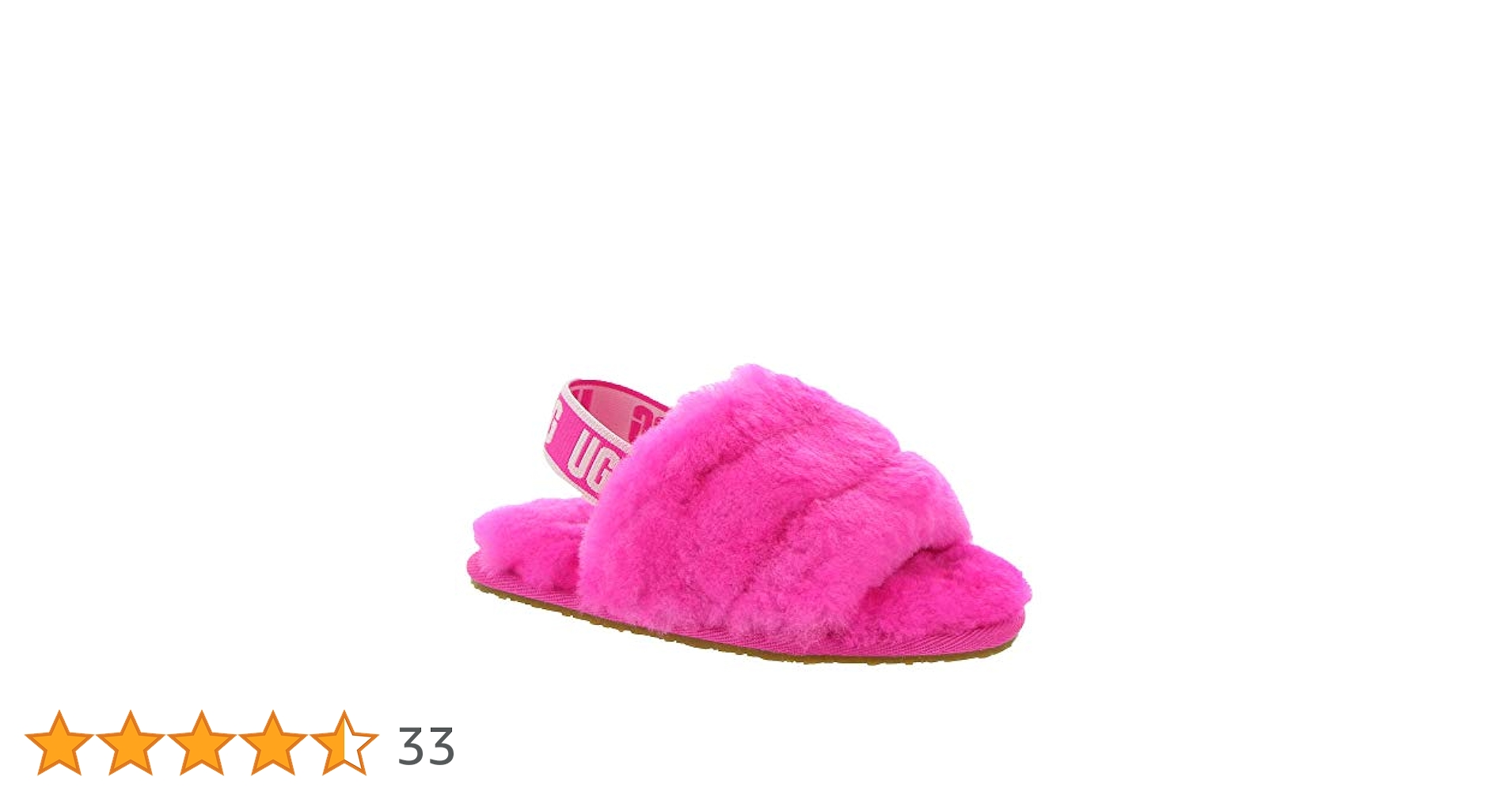 UGG ピンク サンダル サイズ20 Amazon.co.jp: UGG キッズ T Fluff Yeah スライドスリッパ US