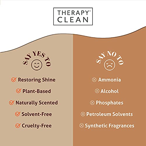 Therapy Wood & Cabinet Cleaner 16 Oz. (2 Pack) - Plant-Based Conditioner For Tables, Chairs, Antiques And More #TOP6