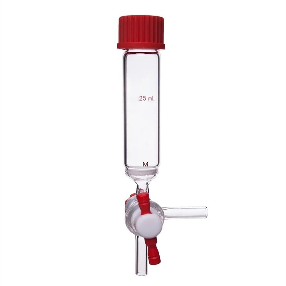 Vetreria da laboratorio Valvola PTFE a T con apertura da 2 mm in vetro borosilicato P13(P130050M)