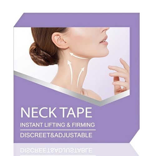 Neck Tapes – Premium Lifting and Tightening Invisible Neck Tape Strips, Instant Firming Face Skin for Double Chin & Women, Neck Tape for Wrinkles, Saggy Neck and Skin Tightening, Body tapes