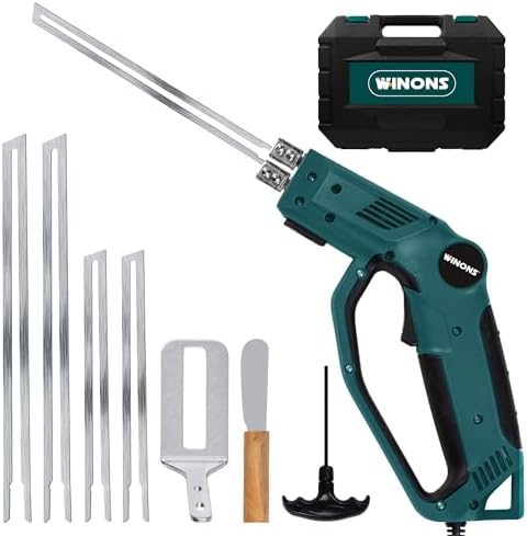 WINONS Hot Knife Foam Cutter Tool, WFC0013 Styrofoam Cutter with Numbered Temperature Controller - 630°�� Max Temp., Hot Wire Foam Cutting Tool for All Kinds of Projects (Kit of 8)