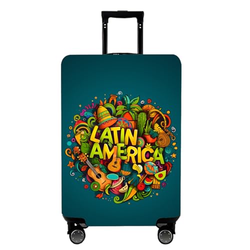 Image of WUJIAONIAO Travel Luggage Cover Baggage Suitcase Cover Protector Skins 18-32 Inch, US-Area, S (for 18--20 inch luggage), Fashion