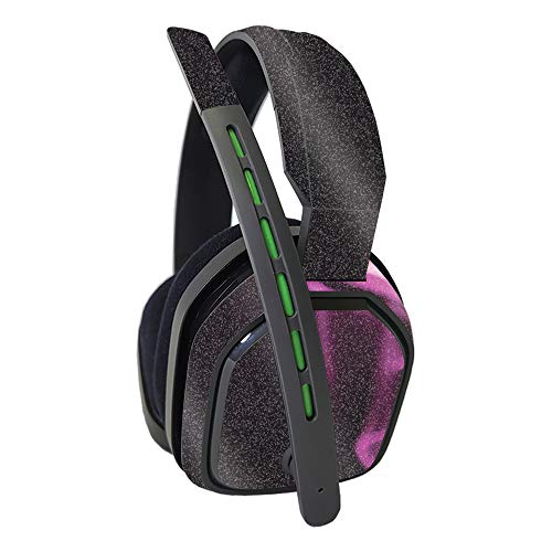 MightySkins Glossy Glitter Skin Compatible with Astro A10 Headset - Pink Flames | Protective, Durable High-Gloss Glitter Finish | Easy to Apply and Change Styles | Made in The USA