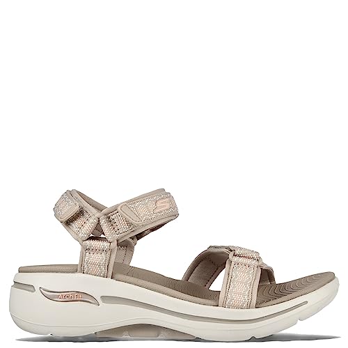 Skechers Skechers Women's GO WALK Arch Fit - Affinity, Taupe, 11 B (M)