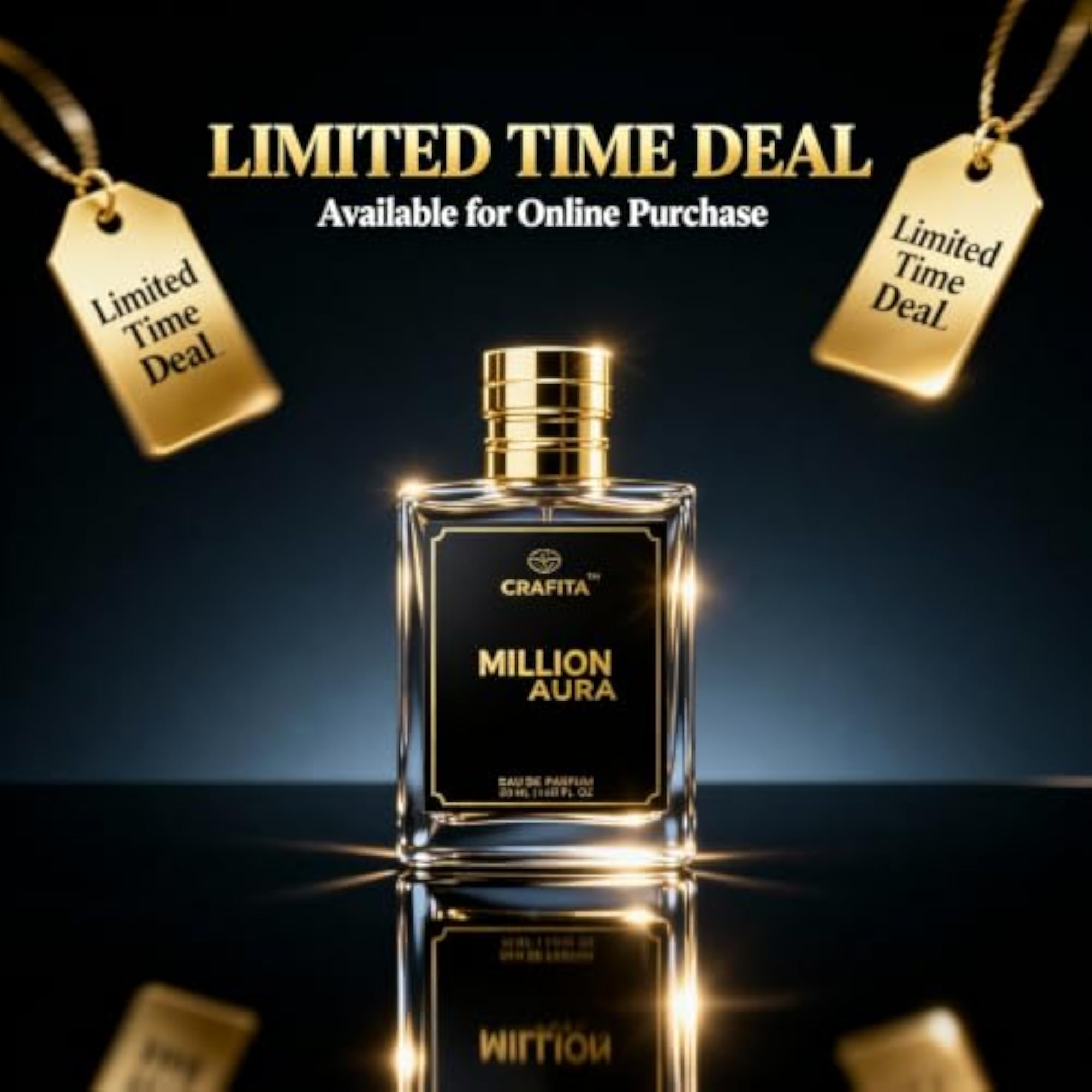 Million Aura Long Lasting Natural Perfume Spray, Unisex