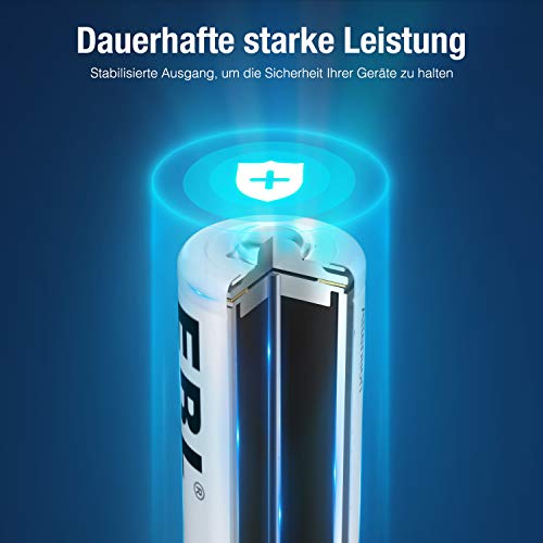 EBL AAA Akku 1100mAh 8 Stück – wiederaufladbare NiMH Batterien
