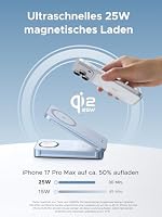 UGREEN MagFlow Qi2 25W 3 in 1 magnetisches Ladestation MagSafe kompatibel – Ansicht 2