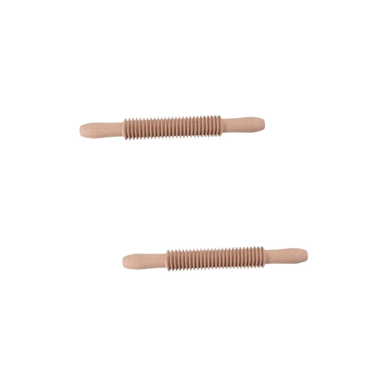 TOPBATHY 2 Piezas Rodillo Palo Rodante Panetón Varilla Para Amasar La De Pizza Tabla Rodante Alfiler Cocinar Rodando Pasta Tallarines Espaguetis o Pasta De Madera