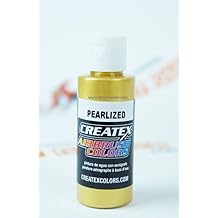 Createx Pearlized 5307 Pearl Satin Gold 2oz. Paint. by SprayGunner
