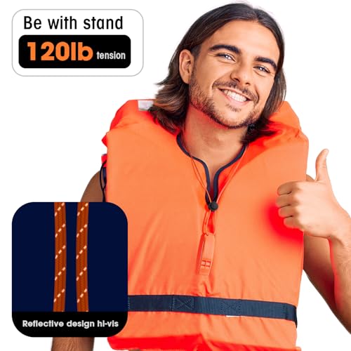 Braylin-4-Pack-Emergency-Whistles-with-Reflective-Lanyard-Coach-Whistles-Referee-Whistle-Sports-Whistles-Safety-Whistle-Loudly-Shrill-for-Outdoor-Sport-Various-Competitions