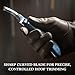ZEEKSTAR Right-Handed Hoof Knife – Curved Stainless Steel Blade, Ergonomic Non-Slip Handle – Professional Farrier Tool for Horse, Cow & Livestock Hoof Care