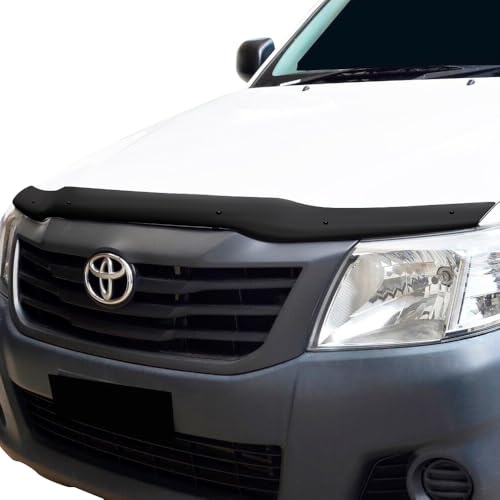Protector de capó para Toyota Hilux 2012-2015 deflector de acrílico PMMA resistente a rayos UV 6