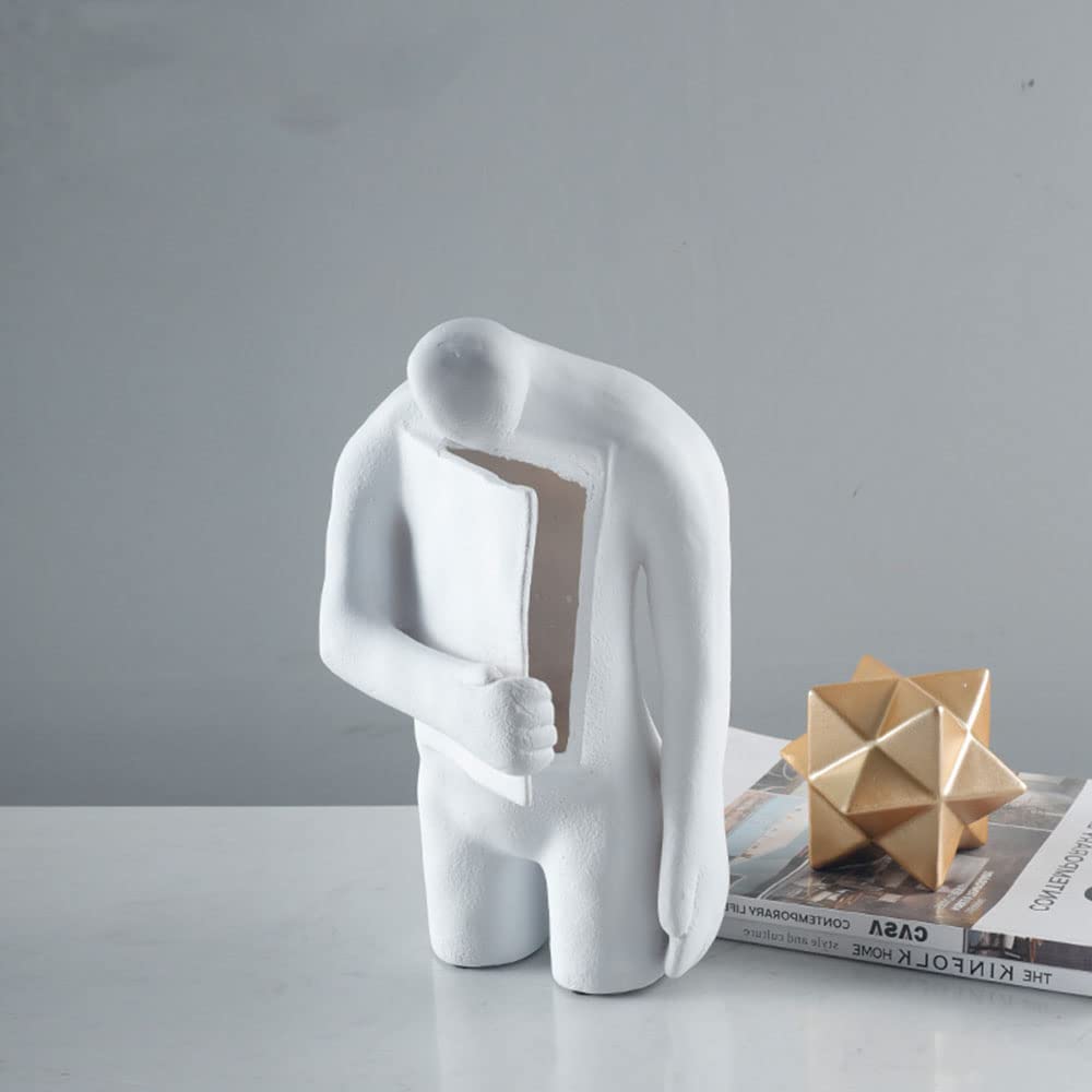 Decorazione della Statua Creativa, in Stile Moderno Scultura di Figura Astratte, Semplice Statua per Lo Studio Dell'ufficio Soggiorno Desktop Art Decoration