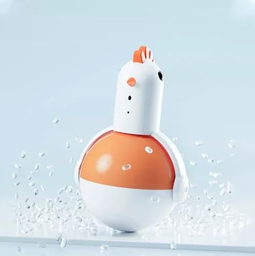 Brinquedo Laser Galinha Plástico ABS, TPR e Ferro 10x9x16cm