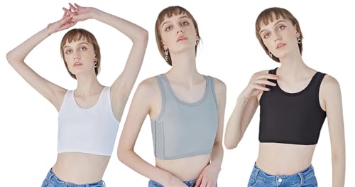 Reliure thoracique BaronHong anti-transpiration pour silhouette tomboy