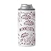 Logo Brands NCAA Minnesota Golden Gophers Vault 12oz Botanical Slim Can Coolie - Stainless Steel, Double-Wall Insulated, Removable Rim for Cocktail Tumbler Use