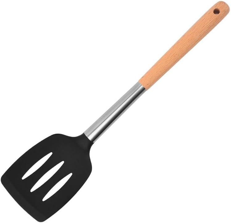 Leaky Chinese Silicone Spatula Non Stick Cooking Kitchenware Frying