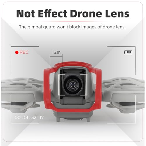 Image of for DJI Neo Gimbal Protector - Anti-Collision Drone Guard, Lightweight Lens Safety Bumper for DJI Neo Accessories (Black)