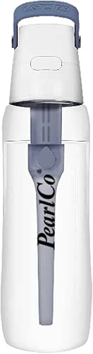 PearlCo SOLID Trinkflasche mit Wasserfilter 0,7 Liter (anthrazit) | Filterflasche