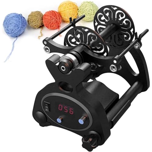 GYQSSD Electric Spinning Wheel for Yarn Making, 120g/240g Capacity Automatic Yarn Spinner with Foot Switch, Forward and Reverse, for Wool Fibre Twisting