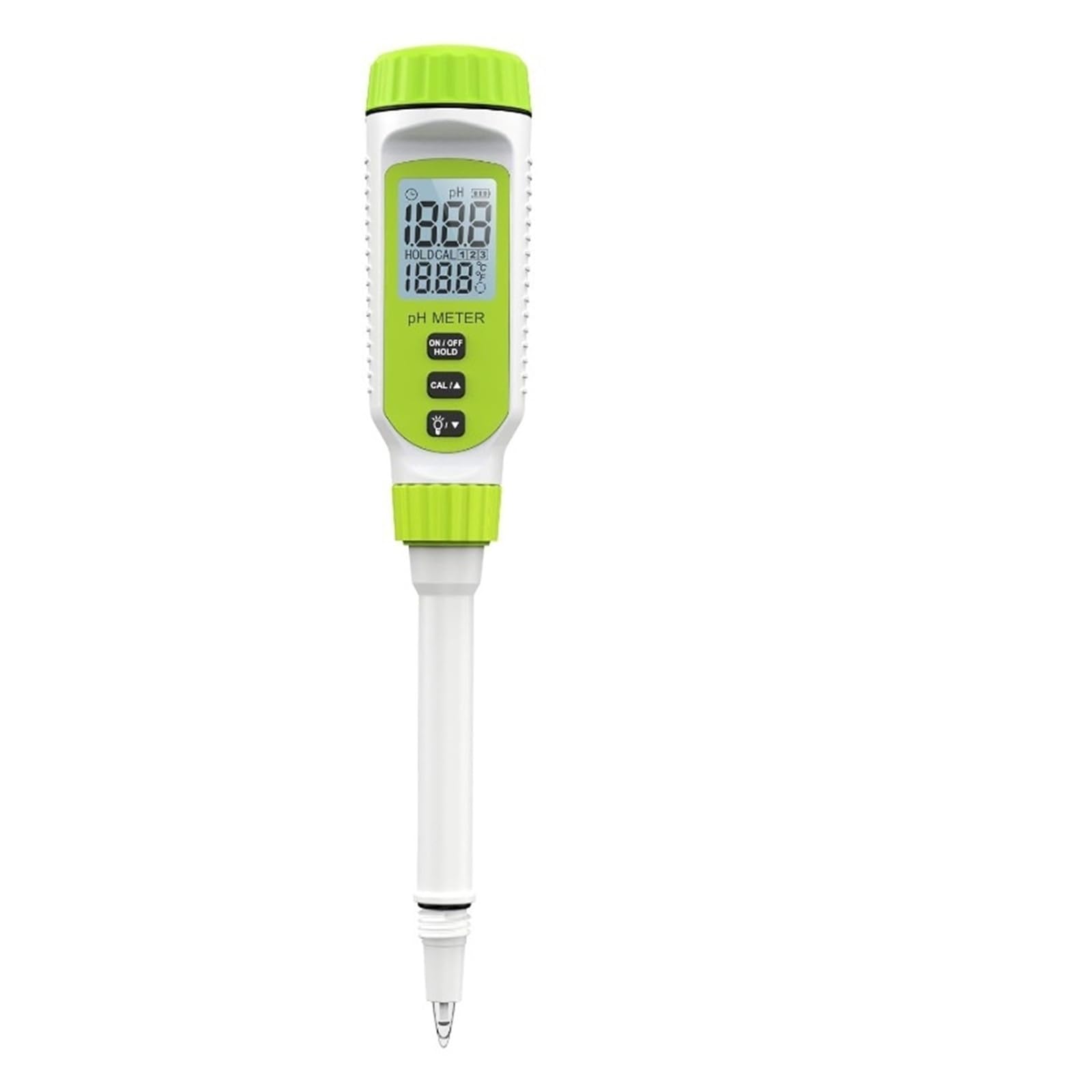 Testeur de qualité de l'eau Testeur de pH numérique Multifonction, kit de Test de pH de Sol de Jardin de Haute précision avec écran LCD ℃/℉