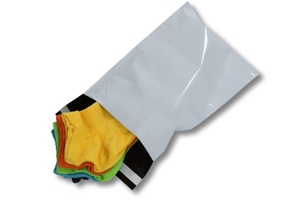 1000 unidades – 250 x 350 mm C4 – Profesional 50 μ – Coex Sobres de envío – Sobres de envío de plástico – Bolsas de envío, negro y blanco, con solapa autoadhesiva