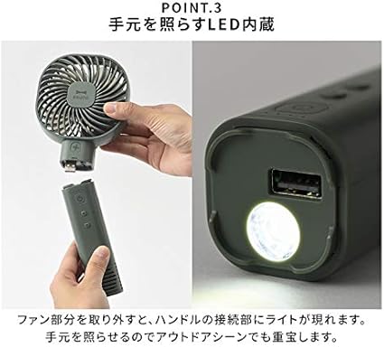 Amazon Bruno ブルーノ 扇風機 携帯扇風機 小型 Usb 充電 卓上 ハンディ 手持ち 小型扇風機 スピーカー ライト ポータブルスピーカーライトファン アイボリー e043 Iv Bruno 携帯扇風機