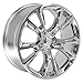 OE Wheels JP16 20 Inch Rims Fit Jeep Grand Cherokee Spider Monkey SRT8 Style 5x127 20x8.5 Chrome - Hollander 9113 (Set of 4)