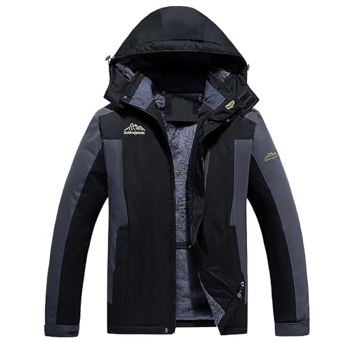 Manteau de ski homme idéal pour la randonnée et les sorties de pluie