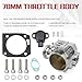 70MM Intake Throttle Body with TPS Position Sensor K-Series K20 K20A Compatible with Acura RSX DC5 Honda Civic SI EP3 FG FA(Black)