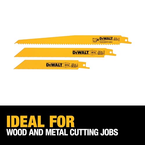 DEWALT Bi-Metal Reciprocating Saw Blade Multi TPI (16 Pack) (DW4899C) - image 4
