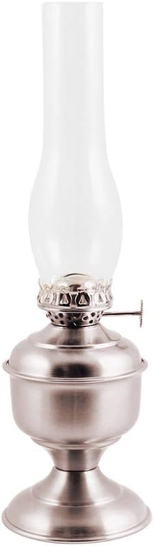 Vermont Lanterns – Brass Pico Table Oil Lamp (12", Antique Brass)