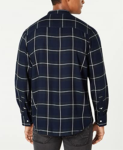 INC International Concepts Men's Studded Windowpane Button-Up Long-Sleeve Shirt2