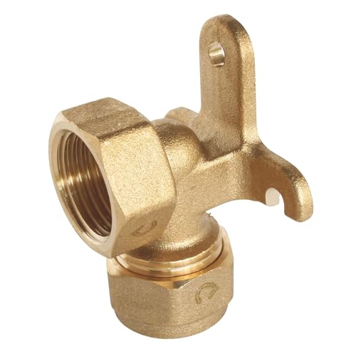 SOMATHERM FOR YOU, Raccord à compression coude applique 15/21 pour tube PER Ø16 - Installation rapide et fiable - Normé ACS - Pression max 10 bars -...